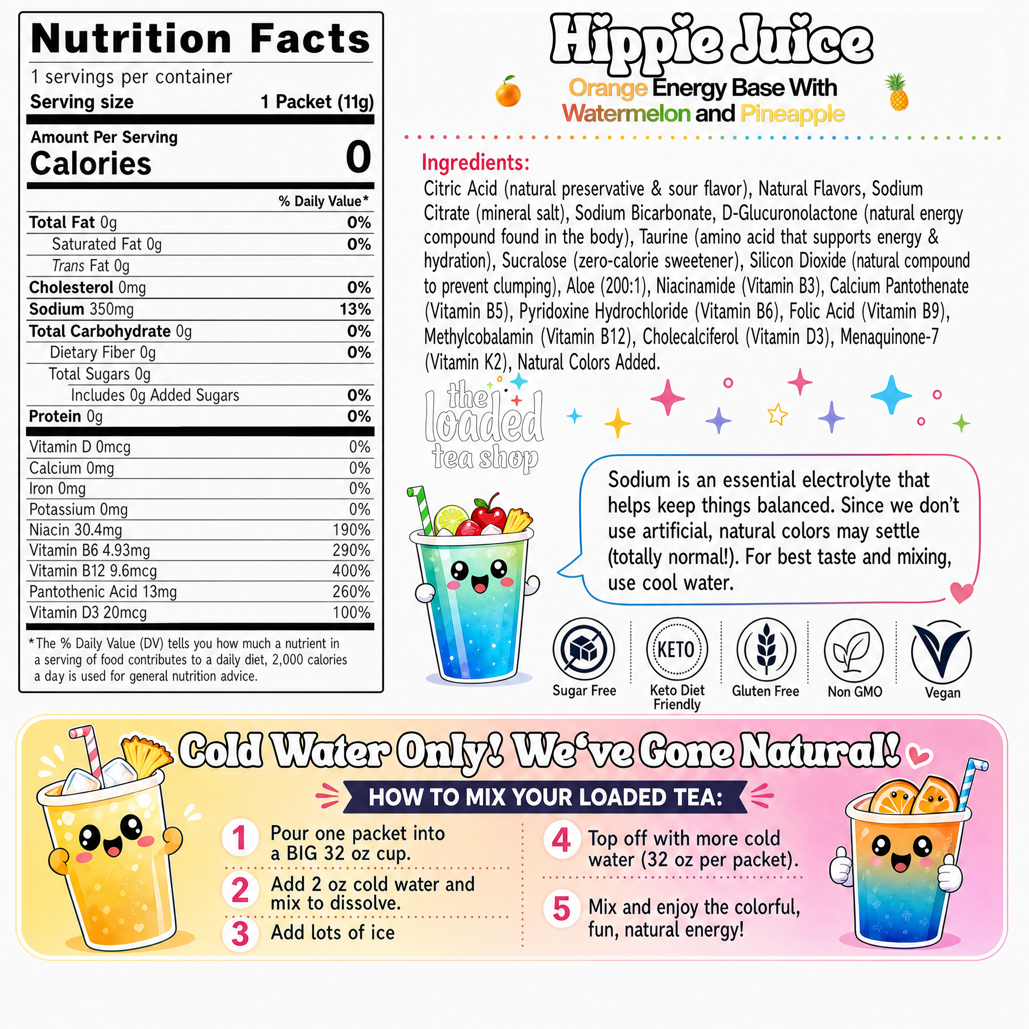 Hippie Juice (Caffeine-Free) - Tea Break Ready