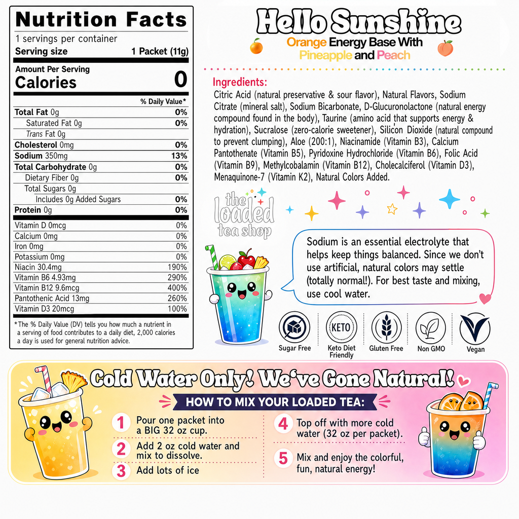 Hello Sunshine (Caffeine-Free) - Mix Moment Daily