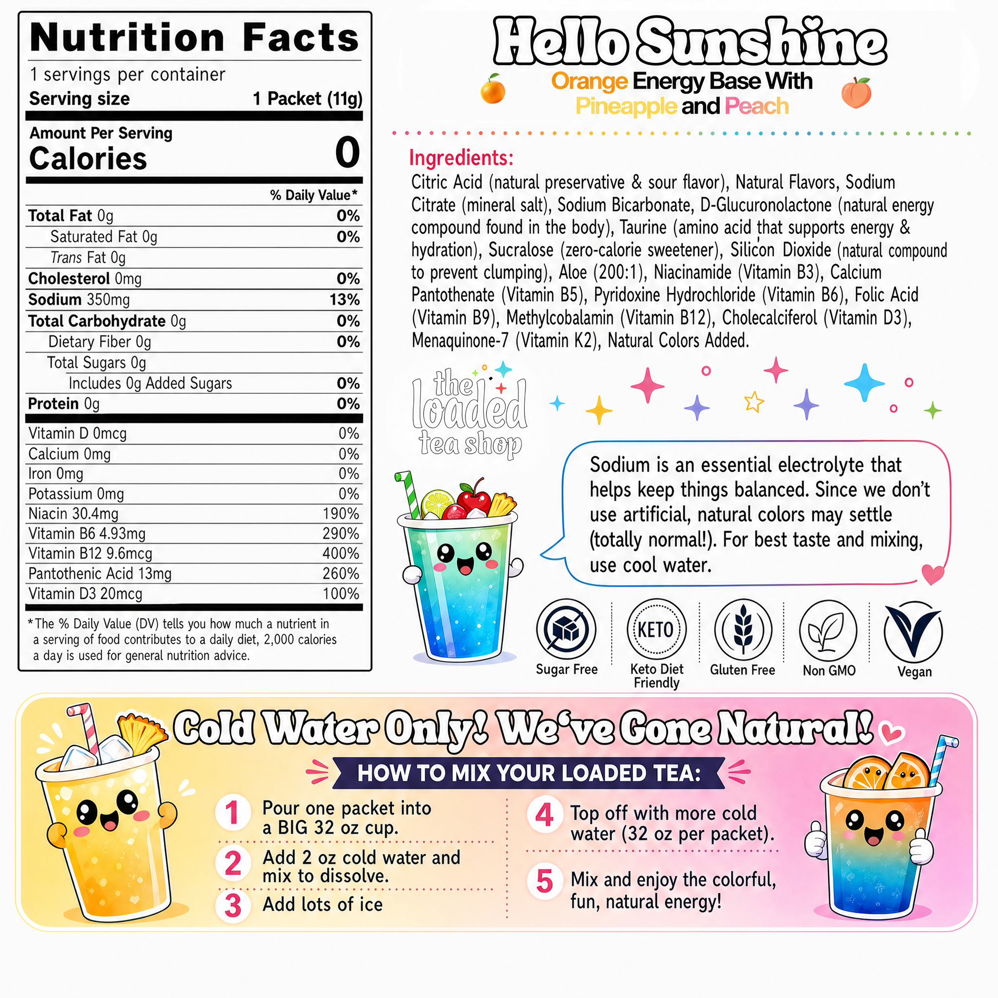 Hello Sunshine (Caffeine-Free) - Mix Moment Daily