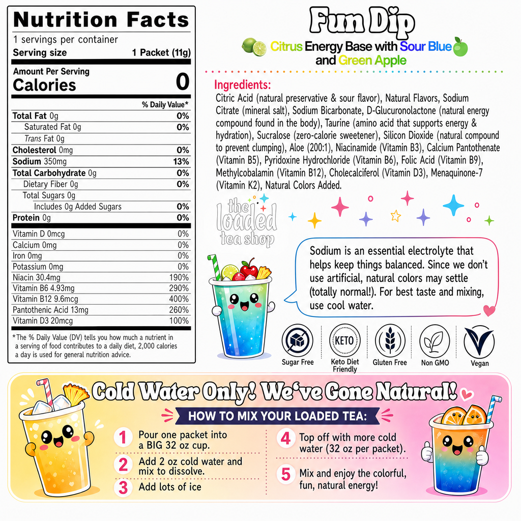 Fun Dip (Caffeine-Free) - Add a Sip
