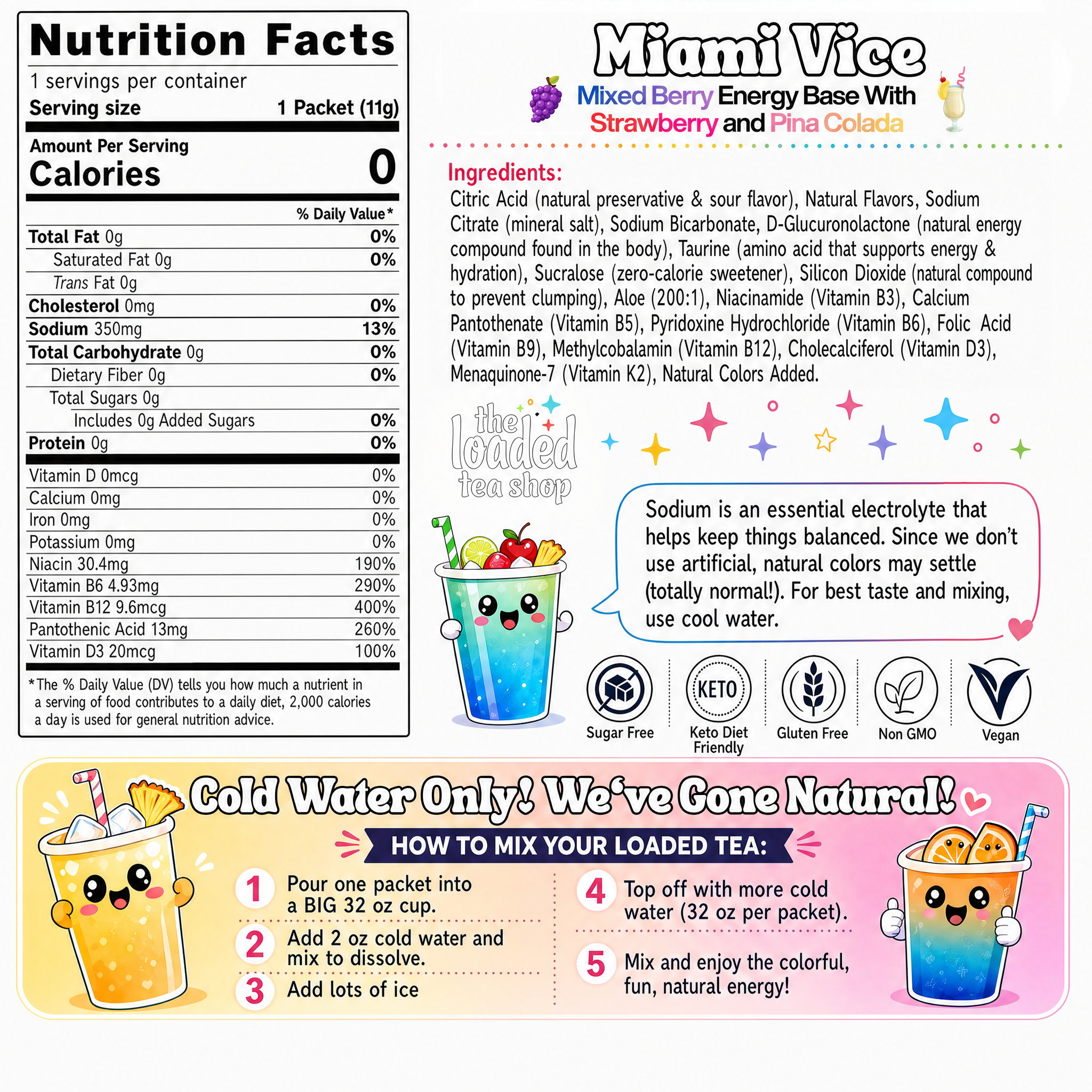 Miami Vice (Caffeine-Free) - Sip the Flavor