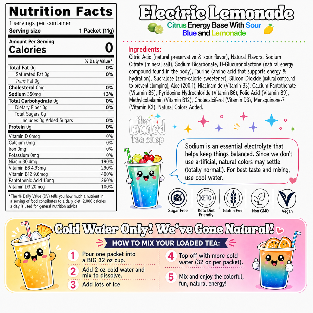 Electric Lemonade (Caffeine-Free) - Your Flavor Routine